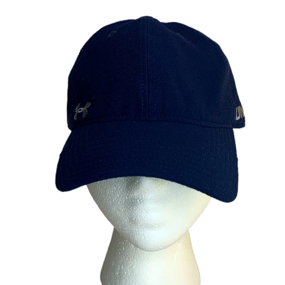 Under Armour Stretch Flex Fit Cap/Hat Size L Navy Gray